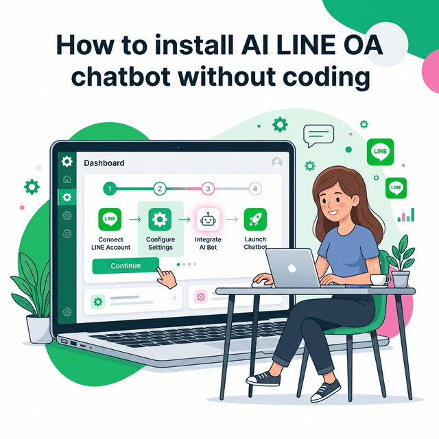วิธีติดตั้ง AI ตอบ LINE OA ง่ายๆ ไม่ต้องเขียนโค้ด ใช้ได้ใน 1 วัน